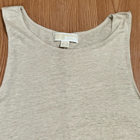 Super Classy Michael Kors Women's Linen Sleeveless Top - Picture 1 of 12